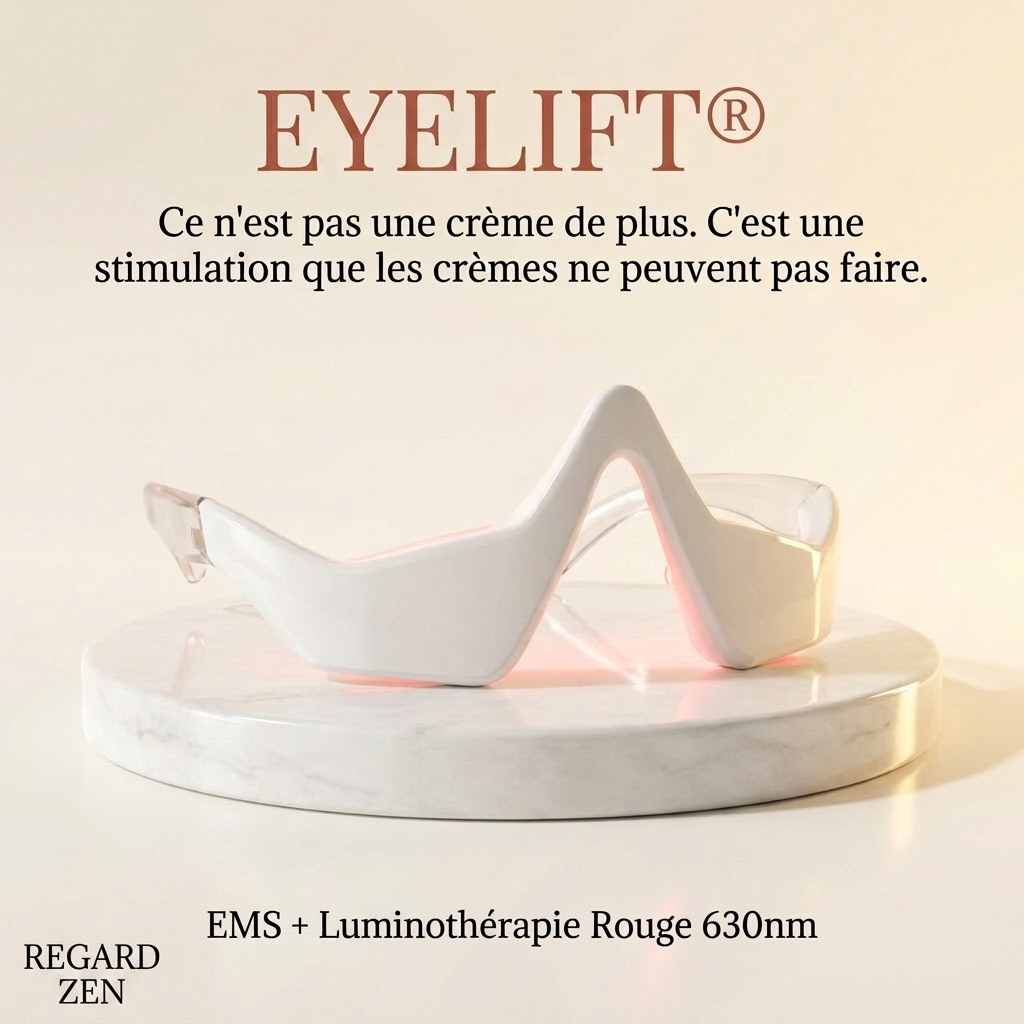 EyeLift® — Appareil Anti-Cernes EMS + Luminothérapie Rouge