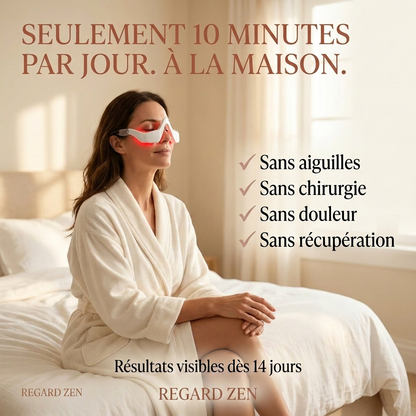 EyeLift® — Appareil Anti-Cernes EMS + Luminothérapie Rouge